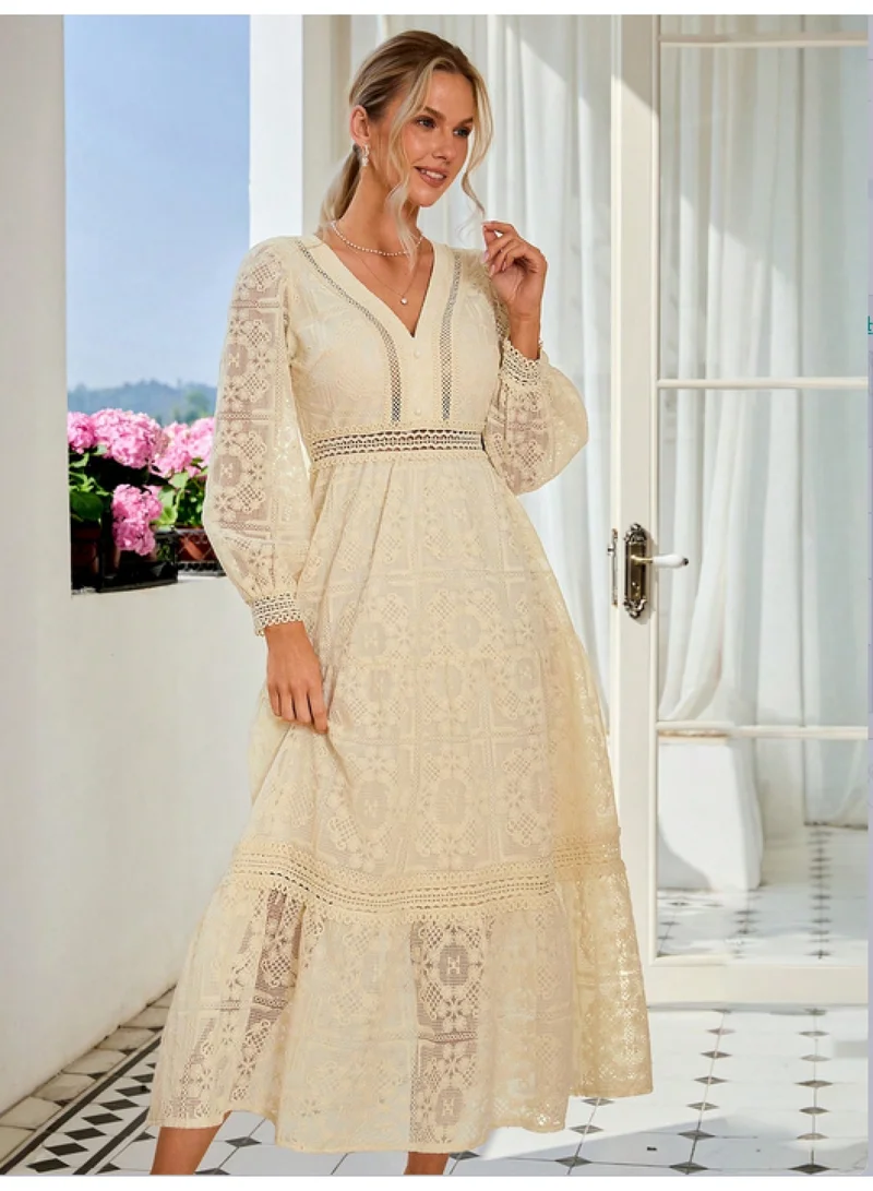 SIMPLEE Women's Summer Elegant DressLight & Comfortable Lightweight Cotton Blend Perfect for Outings