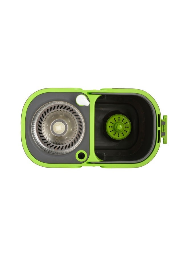 PAACHU 360°  Spin Mop with Bucket – Durable Design, Adjustable Handle, Microfiber Pad-11L - Image 3
