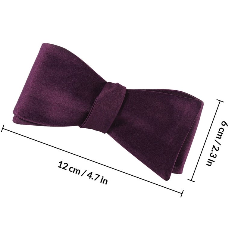 2pcs Elegant Self Tie Tie for Men in Bowtie for Weddings Party Supplies Adjustable and Stylish Accessory for Formal Events - Image 2