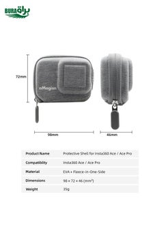 BURAQ For Insta360 Ace / Ace Pro aMagisn Body Bag Mini Storage Protection Case  - Image 2