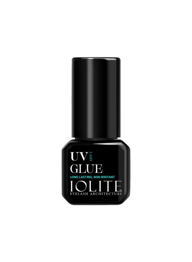 IOLITE غراء رموش UV 5 مل يجف بسرعة 05 ثواني يدوم طويلاً 67 أسبوعًا غير مهيج لملحقات الرموش Iuvlg - Image 1