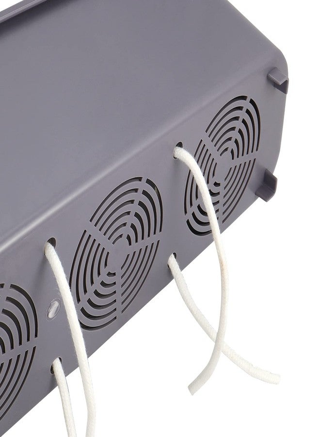 عبوة من قطعتين من أواني الزرع ذاتية الري من سينجون، مقاس 17 بوصة، أواني زهور مستطيلة ذاتية الري مزودة بفتحات تصريف، أواني زهور للحديقة أو عتبة النافذة للاستخدام الداخلي والخارجي - Image 3