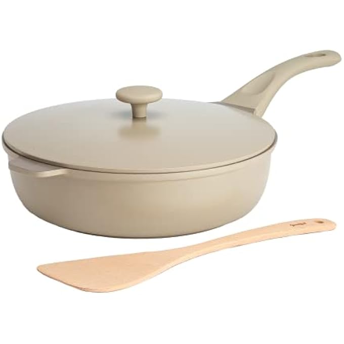 Goodful AllInOne Pan Nonstick Durable Cast Aluminum Body And Lid Multipurpose Design Replaces Your Fry Deep Saut Or Skillet Sauce Pan Jumbo Cooker Saucier And More Dishwasher Safe Pots And Pans Set - Image 2
