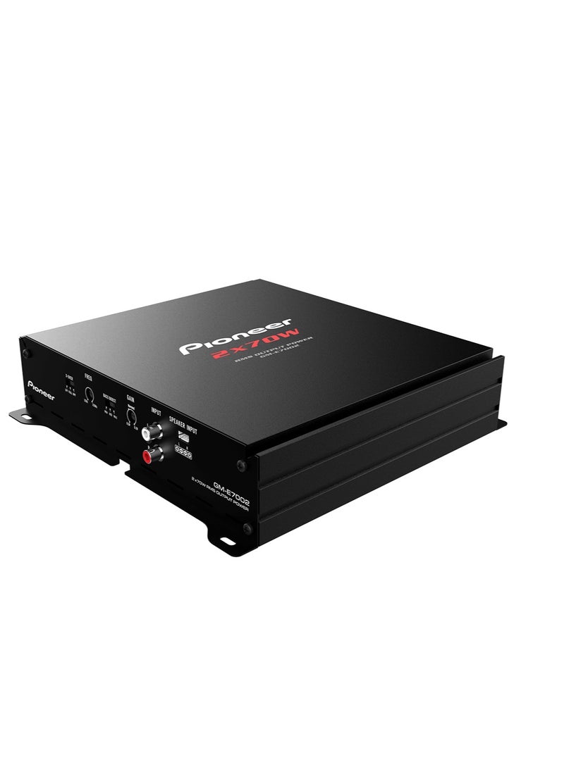 Pioneer GM-E7002 2 Channel Bridgeable Amplifier with Bass Boost 