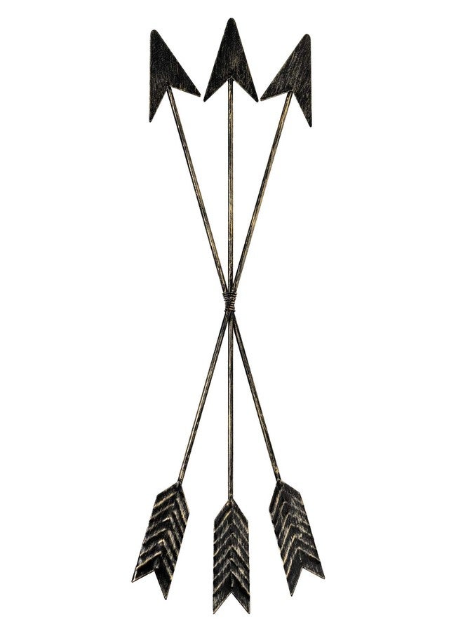 DECORKEY Metal Arrow Wall Decor, Distressed Native American Decor, Wall Hanging Decorative Wall Art for Nursery Gallery Wall, Farmhouse Indoor Outdoor Decoration - Image 1