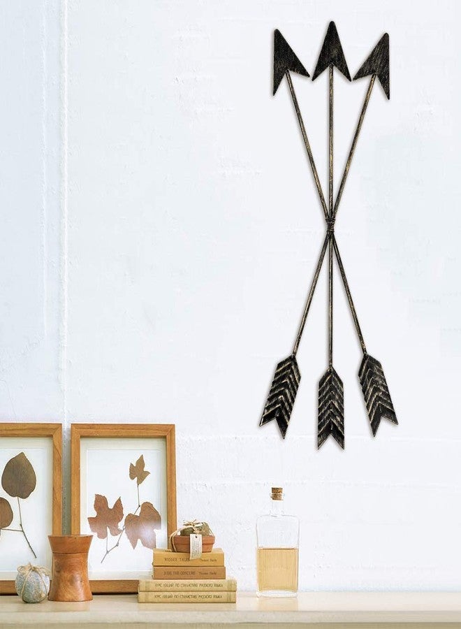 DECORKEY Metal Arrow Wall Decor, Distressed Native American Decor, Wall Hanging Decorative Wall Art for Nursery Gallery Wall, Farmhouse Indoor Outdoor Decoration - Image 5
