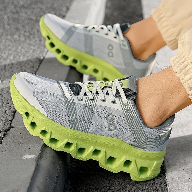 2024 أحذية رياضية شبكية قابلة للتنفس للرجال باللون الكاكي - Image 4