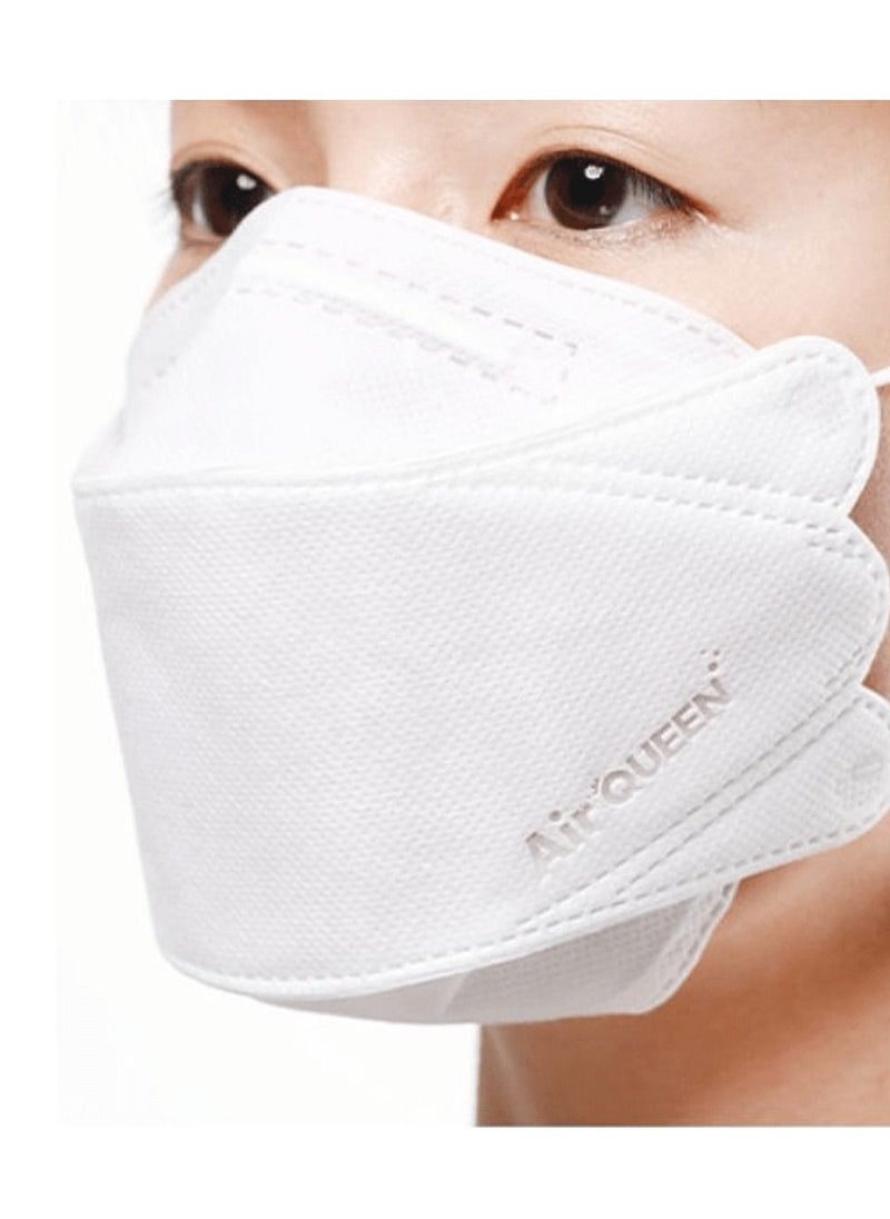 Air QUEEN - Pack Of 30 Pieces Nanofiber Filter Face Mask For Adults Face Mask White - Image 1