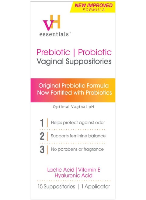 Prebiotic Suppositories Optimal pH 15 Suppositories
