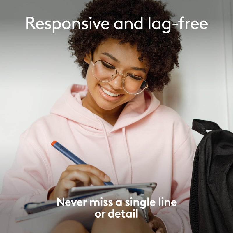 Logitech Crayon Digital Pencil for iPad (iPad Models with USB-C Ports) Featuring Apple Pencil Technology, Anti-roll Design, and Dynamic Smart tip. - Image 3