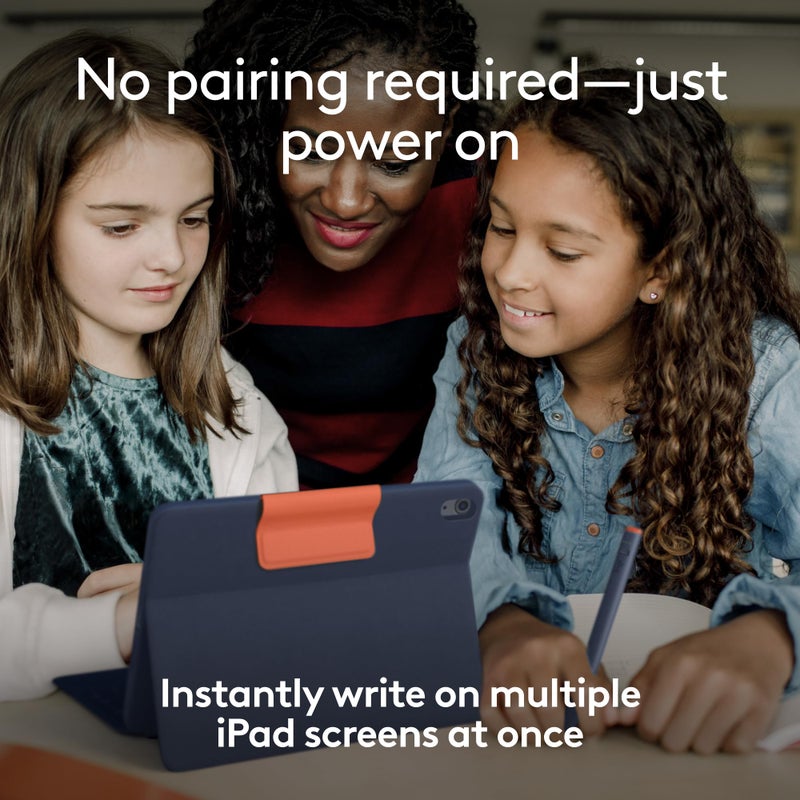 Logitech Crayon Digital Pencil for iPad (iPad Models with USB-C Ports) Featuring Apple Pencil Technology, Anti-roll Design, and Dynamic Smart tip. - Image 4