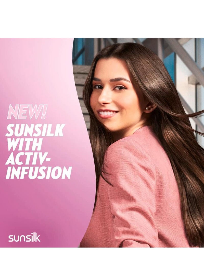 صانسيلك شامبو صانسيلك، للعناية بالشعر الضعيف والباهت، قوة ولمعان مع بروفيتامين ب5 والأرجينين وزيت جوز الهند، 1 لتر - Image 4