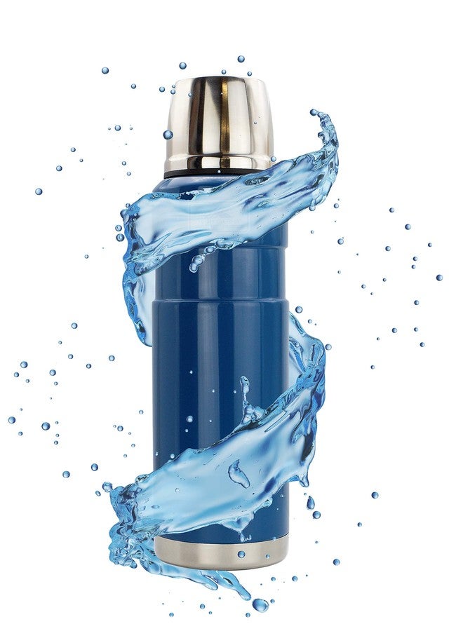 High Sierra Coffee, Insulated Vacuum Flask, 27 oz Thermos/Blue - Image 1