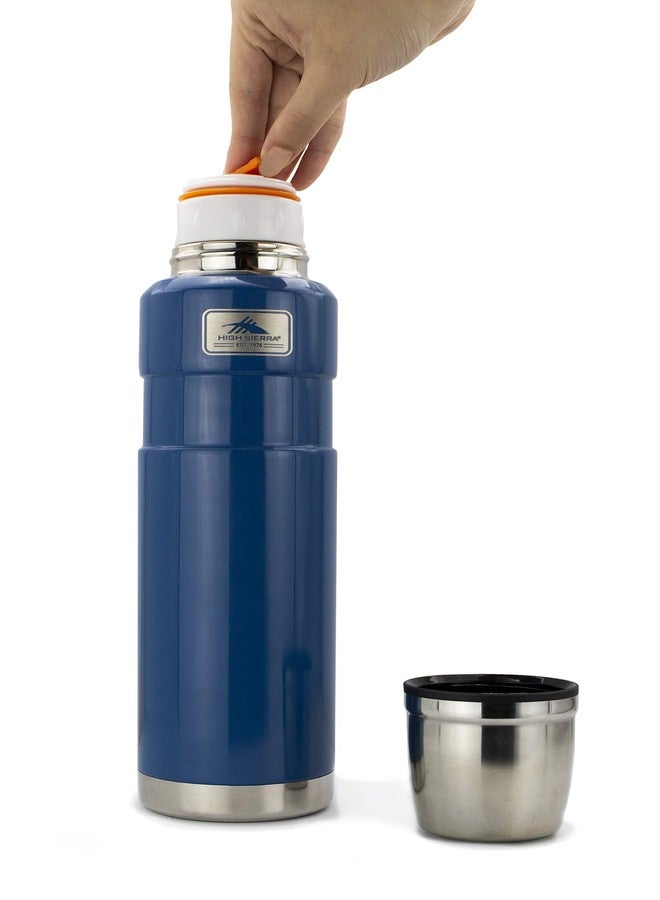 High Sierra Coffee, Insulated Vacuum Flask, 27 oz Thermos/Blue - Image 2