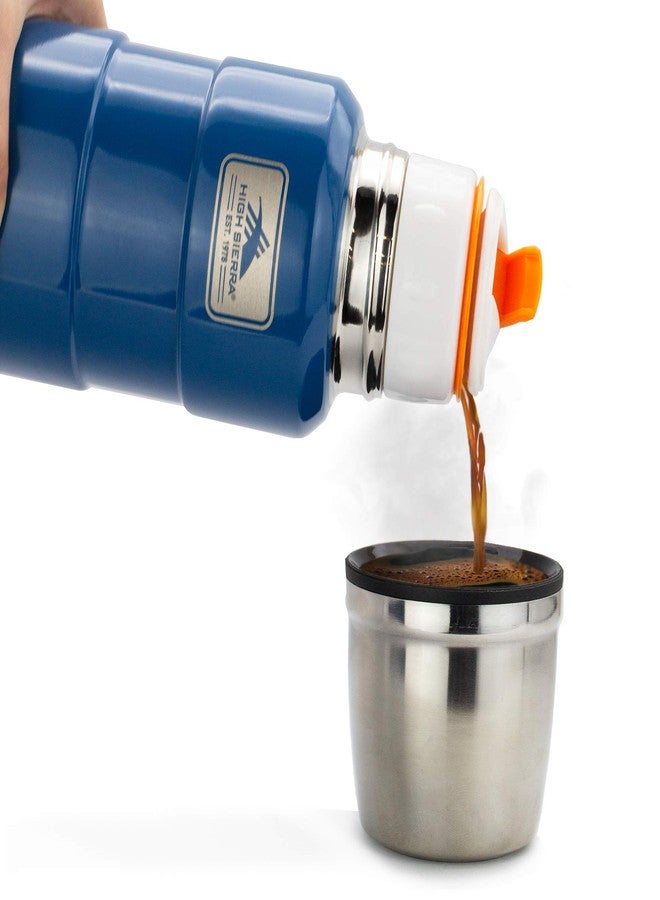 High Sierra Coffee, Insulated Vacuum Flask, 27 oz Thermos/Blue - Image 3