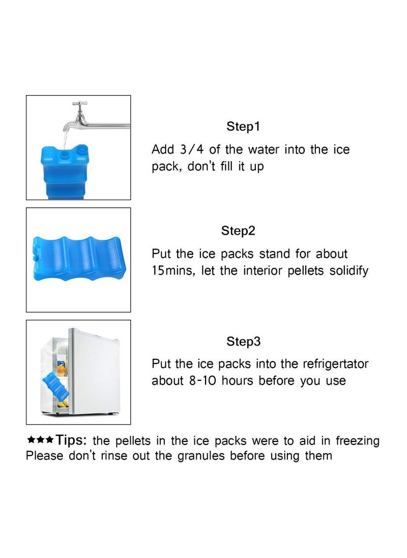 Generic - 2-Pieces Bottle Ice Packs for Breastmilk Storage and Breastfeeding Working Mom - Image 1