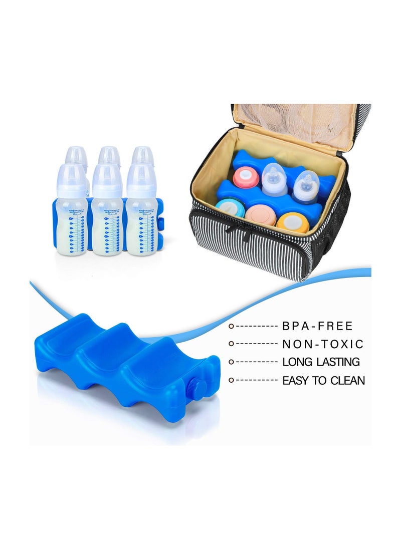 Generic - 2-Pieces Bottle Ice Packs for Breastmilk Storage and Breastfeeding Working Mom - Image 1