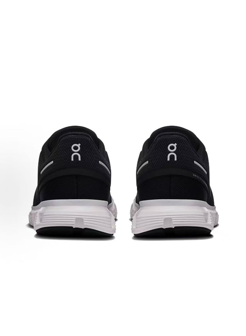 On Running On Cloud 6 Unisex Running Shoes with CloudTec Cushioning - Black/White - Image 3