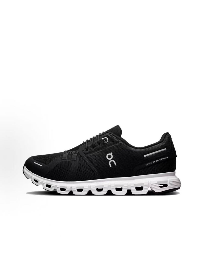 On Running On Cloud 6 Unisex Running Shoes with CloudTec Cushioning - Black/White - Image 1