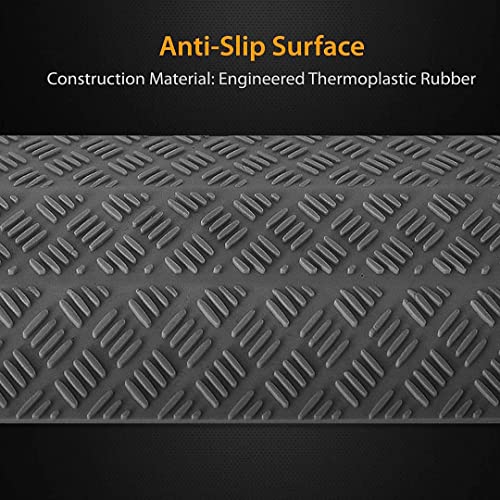 ABS INDUSTRY Heavy Duty Rubber Cable Protector Bump/Hump Speed Breaker Heavy Duty Hose Cable Track Protector Protective Cover Wires Concealer Floor Cord Cover Cord Protector Black (Small) - Image 3