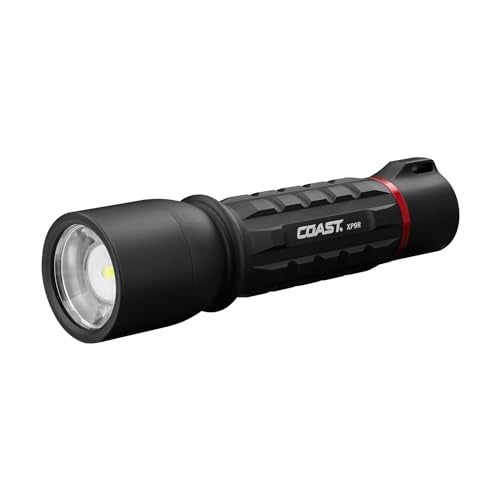 Coast XP9R 1200 Lumen USB-C RECHARGEABLE-DUAL POWER LED Flashlight With PURE BEAM SLIDE FOCUS And Top Grade Aluminum Build - Image 1