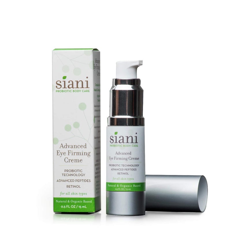 Advanced Eye Firming Creme with Botanicals Pure Plant Oils Organic VitaminsMinerals Probiotic Technology Hyaluronic Acid Fruit Based Glycolic Acid Ocean Based Retinol Matrixyl 3000