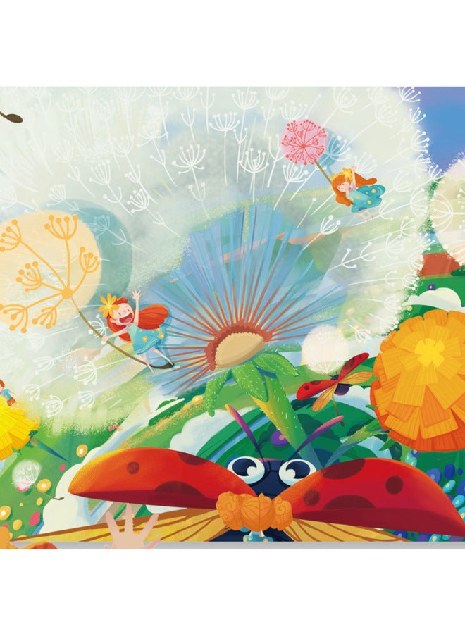 Postage Children's Jigsaw Puzzle 300 Pieces 500 Boys And Girls Assembled Toys 1200g White Card Thickened Cartoon Jigsaw Puzzle-Color:Forest Girl 300 Tablets - Image 3