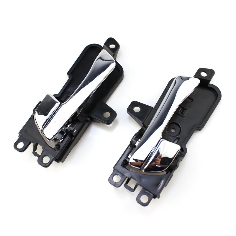 FORLETOR Interior Inside Chrome Door Handle Front and Rear Left Driver Right Passenger Side Fits for 20112015 Hyundai Sonata Replaces 826103S010 826103S010 2Pcs