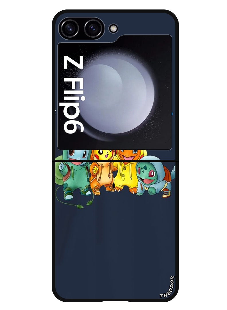 Theodor Protective Case Anti Scratch Shock Proof Bumper Cover For Samsung Galaxy Z Flip 6 Friends (2) - Image 1