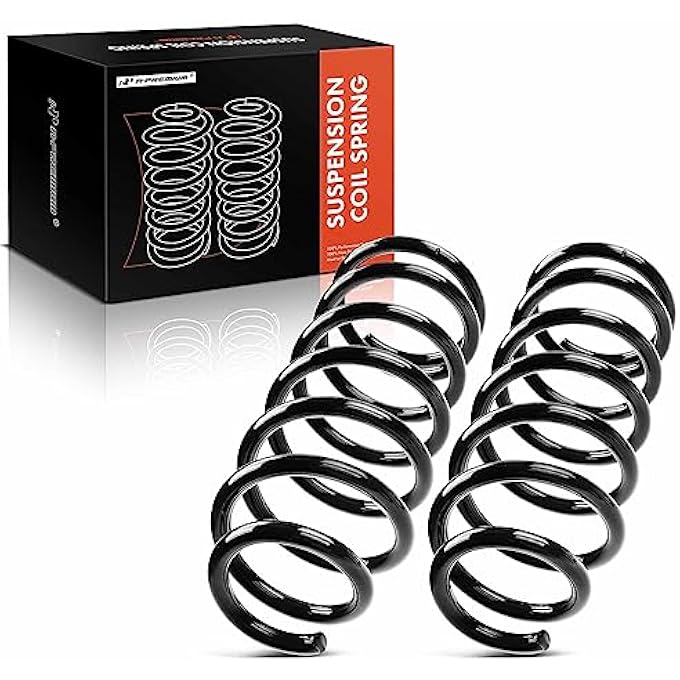 أ-بريميوم طقم نوابض لولبية للتعليق الخلفي من قطعتين متوافق مع هوندا سيفيك 2006-2011 L4 13L 18L بديل جانب السائق والراكب 81680 52441Snca01 - Image 2