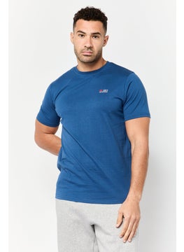 RBX Men Sportswear Fit Short Sleeve Outdoor T-Shirt, Dark Blue  - Image 1