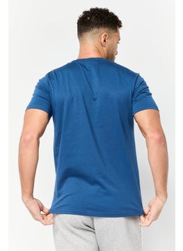 RBX Men Sportswear Fit Short Sleeve Outdoor T-Shirt, Dark Blue  - Image 2