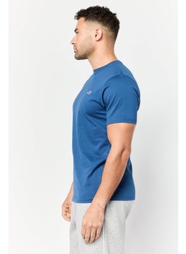 RBX Men Sportswear Fit Short Sleeve Outdoor T-Shirt, Dark Blue  - Image 3