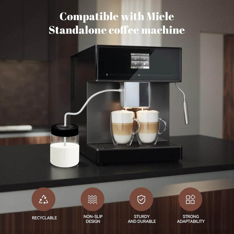 حاوية حليب زجاجية لـ Miele، لحاوية الحليب Miele 11574240 MB-CM-G، شفافة - Image 2
