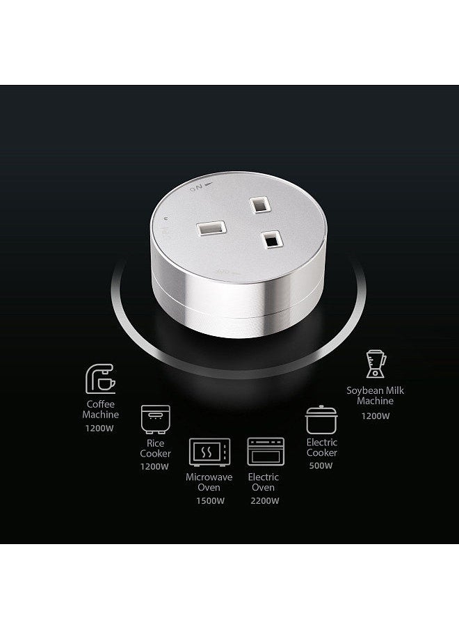 Generic - Track Sockets Power Track Socket Outlet Electric Mobile Track Socket Power Track Adapter for Office Kitchen and Living Room - Image 1