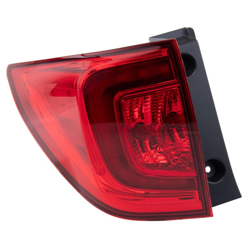 TRQ Driver Side Tail Light Assembly Compatible with 20162018 Honda Pilot HO2804107