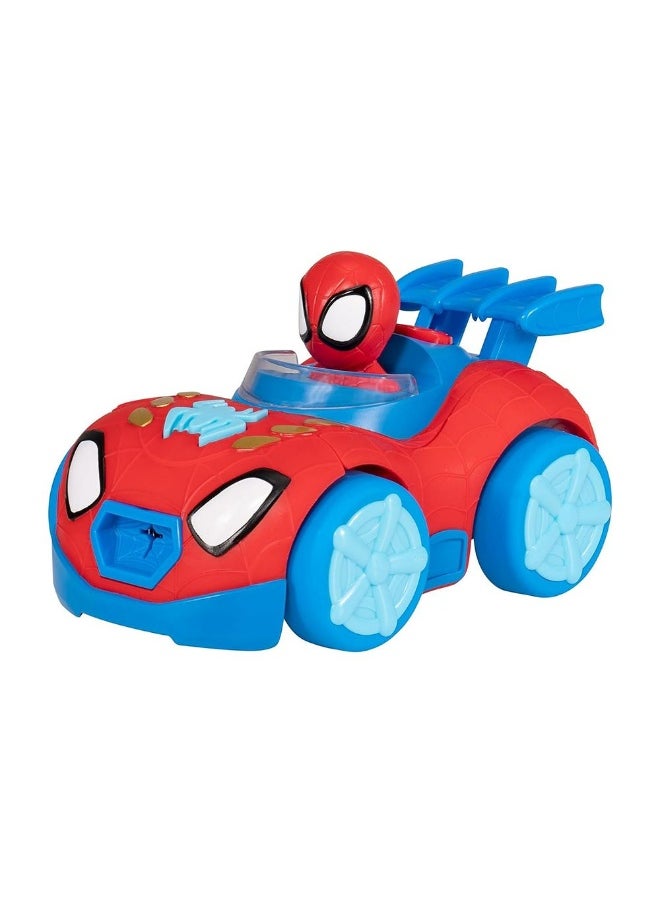 MARVEL Spidey & His Amazing Friends Mech Web Crawler With 2-In-1 Transforms Figure  - Image 1