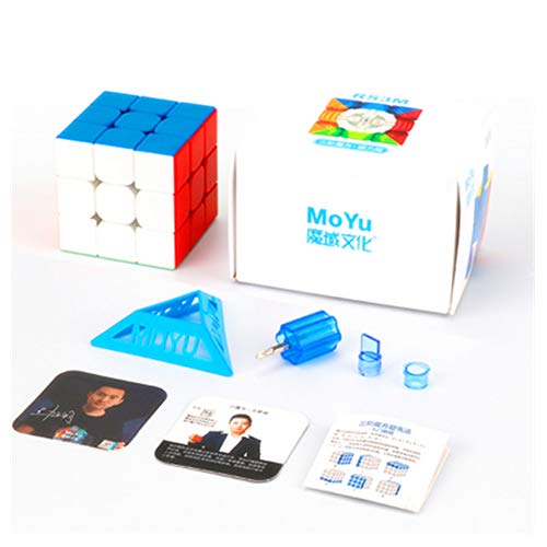 CuberSpeed moyu rs3m 3x3 Magnetic Speed Cube MFJS Moyu RS3 M 2020 3x3 Speed Cube stickerless Mofang Jiaoshi MF3RS3 M Cube - Image 5