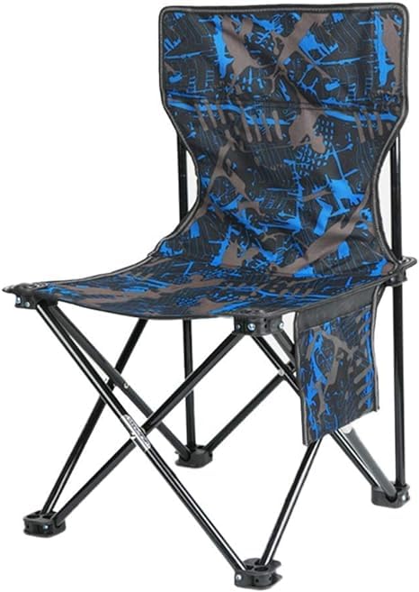 SOLDTRUE Portable Foldable Camping Big Chair with Free Carry Bag and Pocket for Fishing Beach Picnic Travelling Medium Size 711H x 41W x 41L