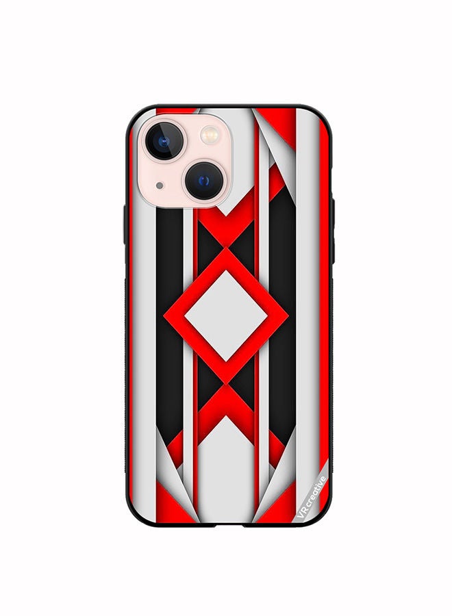 VR CREATIVE Protective Case Cover For Apple iPhone 13 Abstract Design Multicolour - Image 1
