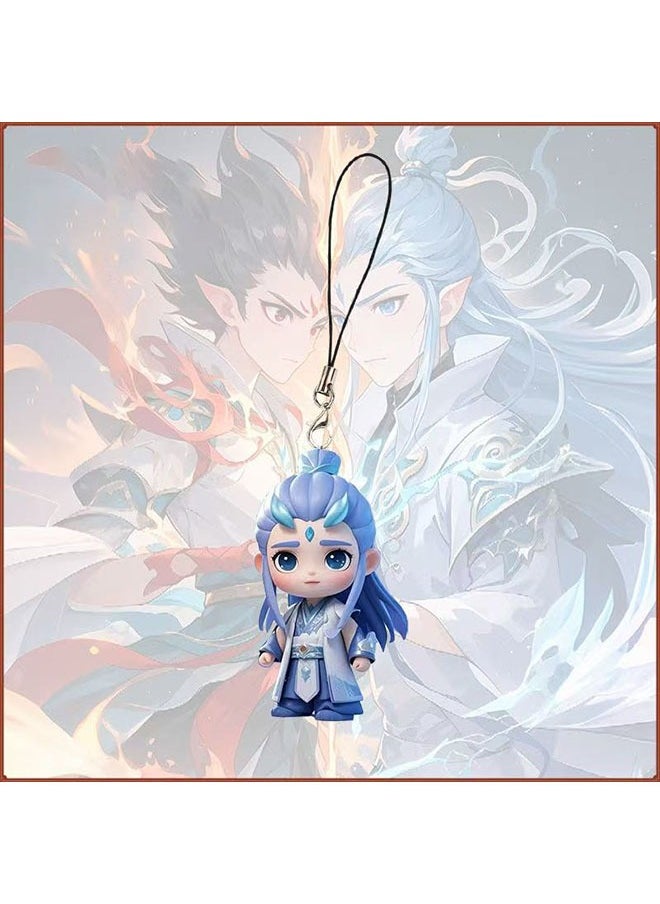 Generic CP pendant Nezha 2: The Devil Boy Comes to the World Dragon King cartoon anime mobile phone chain 1 (Ao Bing)  - Image 1