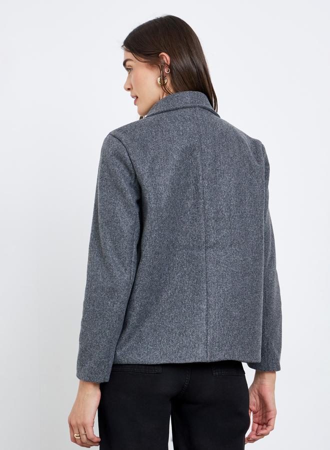 Styli Women Oversized Wool Jacket - Image 4