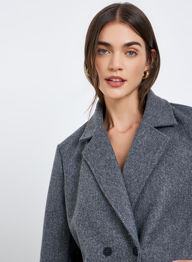 Styli Women Oversized Wool Jacket - Image 3