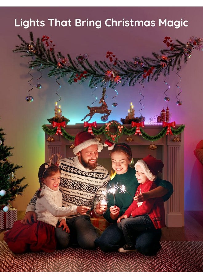 Govee Govee RGBIC LED Strip Lights, 65.6ft Smart LED Lights for Bedroom, Bluetooth LED Lights APP Control, DIY Multiple Colors on One Line, Color Changing LED Lights for Halloween Decor, 2 Rolls of 32.8ft  - Image 2