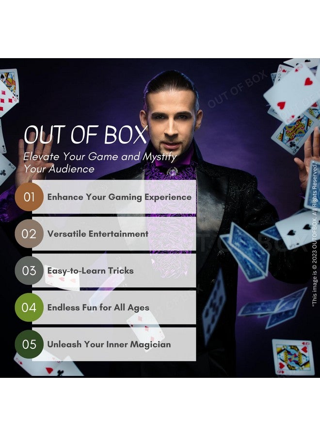 OUT OF BOX Magic Spy Playing Cards Secret Trick Password for Every Card Best for Flash Game, Teen Patti, Rummy, Paplu, Magic Shows_GMR (Pack of 1) - Image 4