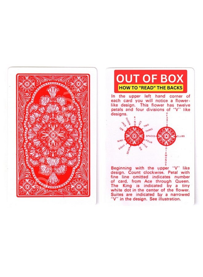 OUT OF BOX Magic Spy Playing Cards Secret Trick Password for Every Card Best for Flash Game, Teen Patti, Rummy, Paplu, Magic Shows_GMR (Pack of 1) - Image 1