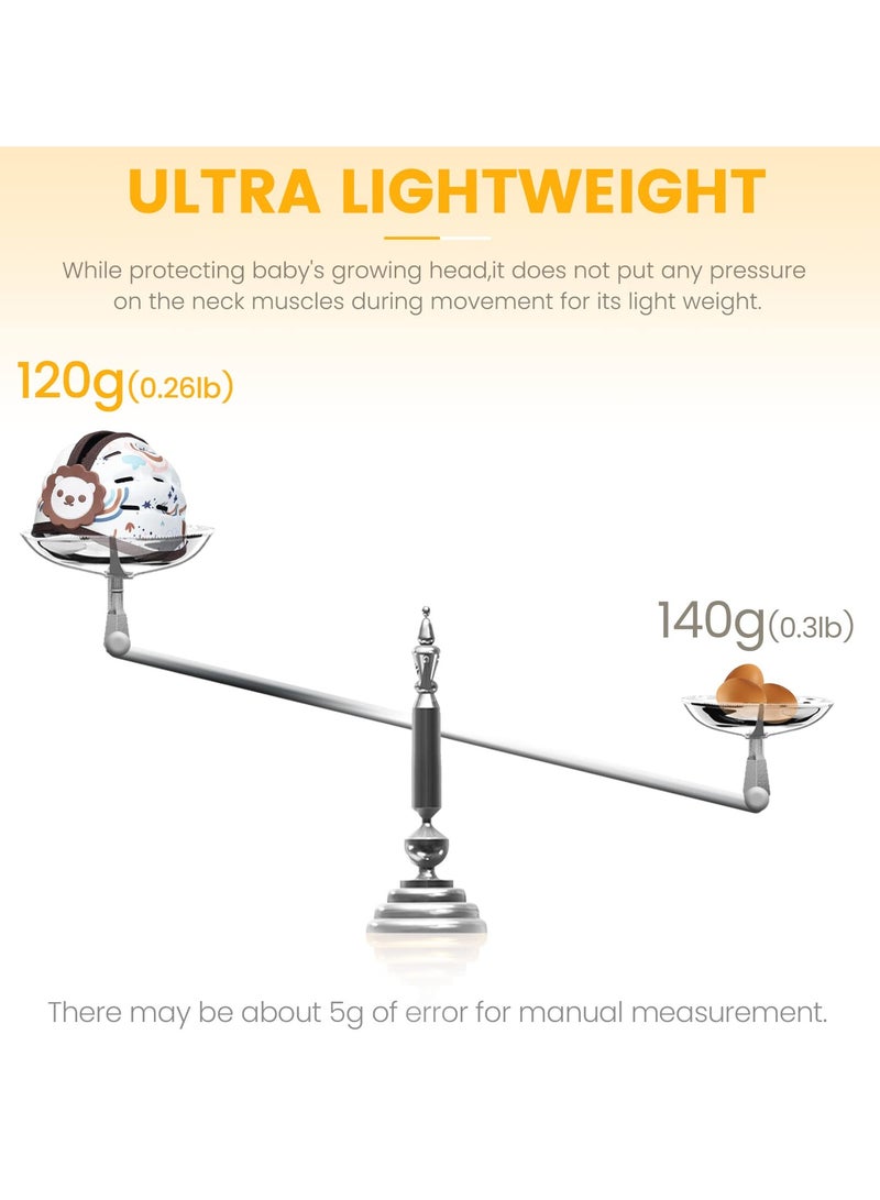 SOLARAE Baby Safety Helmet, Infant Soft Helmet Breathable, Anti-Collision, Ultra-Lightweight, Adjustable Baby Head Protector for Crawling and Walking Suitable for 6-24 Months Baby - Image 5