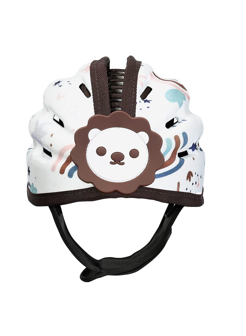 SOLARAE Baby Safety Helmet, Infant Soft Helmet Breathable, Anti-Collision, Ultra-Lightweight, Adjustable Baby Head Protector for Crawling and Walking Suitable for 6-24 Months Baby - Image 1