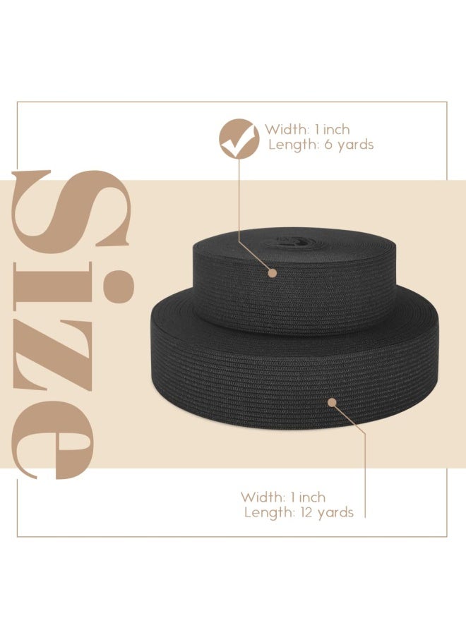 Dreamlover Elastic Band For Wig Wig Band For Laying Edges Lace Melting Band Black Elastic Band For Sewing 1 Inch X 6 Yard - Image 2