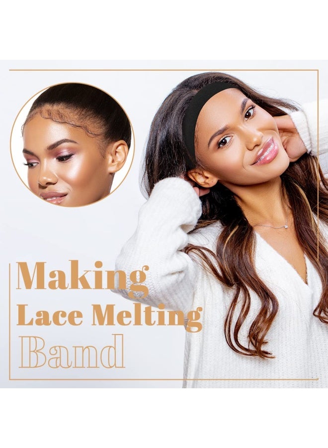 Dreamlover Elastic Band For Wig Wig Band For Laying Edges Lace Melting Band Black Elastic Band For Sewing 1 Inch X 6 Yard - Image 5